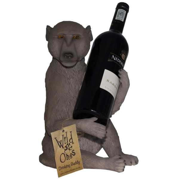 baboon wine holder